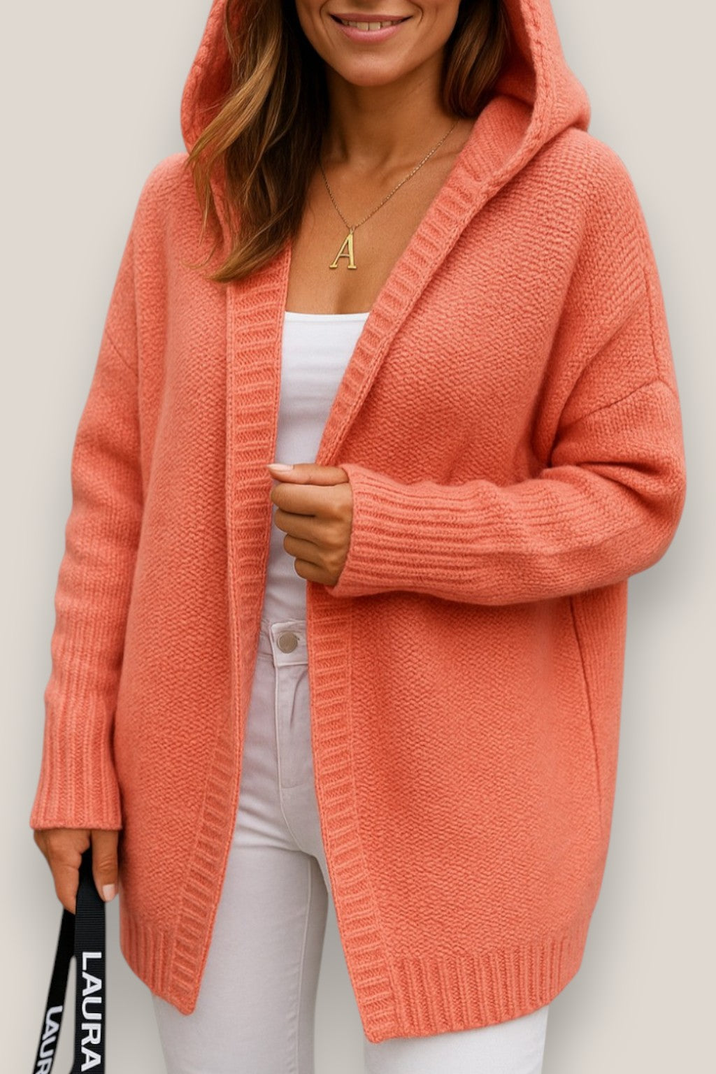 Elara | Women’s Knit Cardigan , Relaxed Fit Coat, Long Sleeve Long Winter Jacket