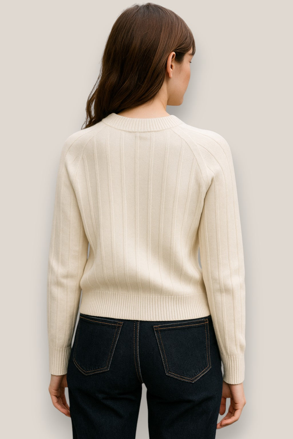 Amelia | Women’s Knit Long Sleeve Jumper, Crewneck Pullover, Relaxed Fit Sweater