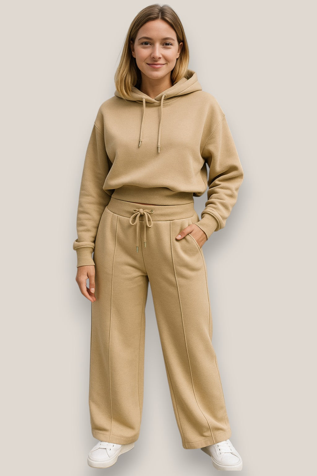 Harper | Women’s  Hoodie Jogger Set, Two-Piece Casual Winter Tracksuit, Warm Loungewear