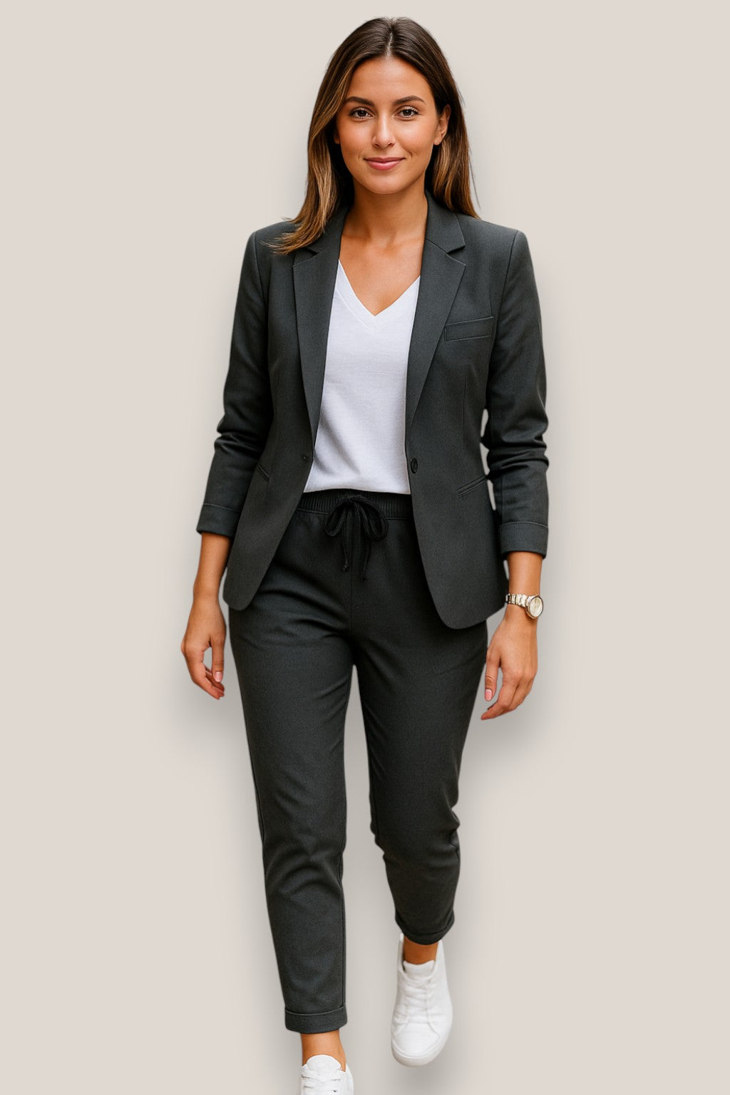 Elara | Women’s Business Suit Set, Elegant Two-Piece Blazer And Trousers Outfit